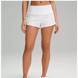 Lululemon speed up shorts 2.5inch high rise.